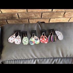 Faux Leather Earrings